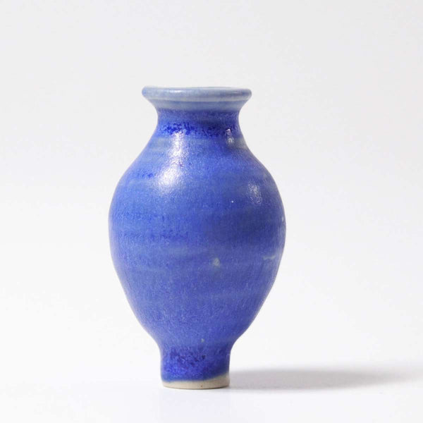 Blaue Vase für die Geburtstagsringe // Grimm's Holzspielzeug